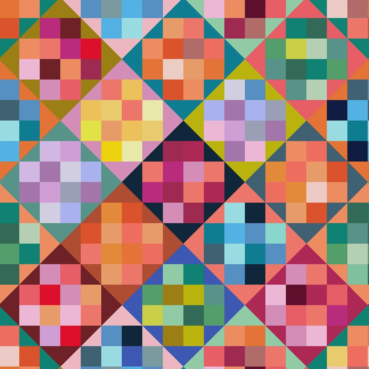 Multi Colorblock wide by Maywood Fabrics 54573DW-1DES