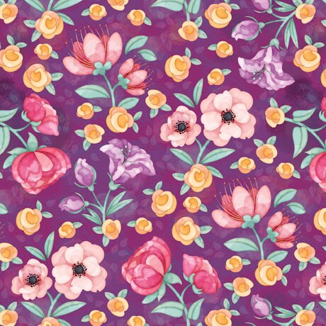 Sweet Tea Floral by Quilting Treasures 29074 V