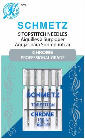Schmetz Chrome Topstitch Machine Needles 90/14