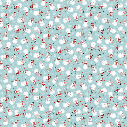 Bundle Up Tossed Snowmen 816-11 by Henry Glass Fabrics