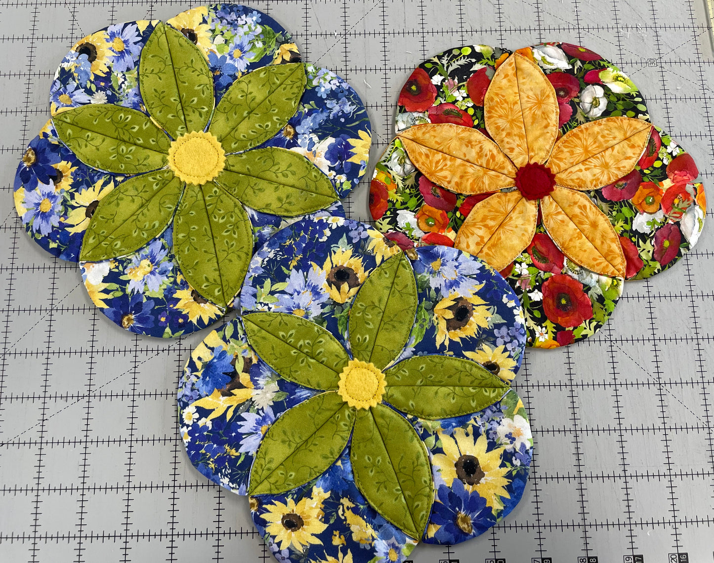 Blooming Mug Mat Pattern