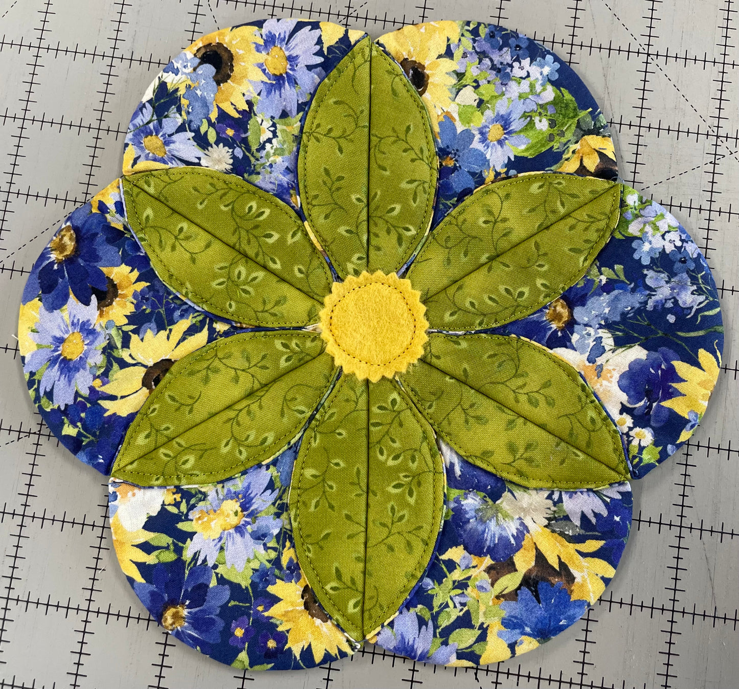 Blooming Mug Mat Pattern