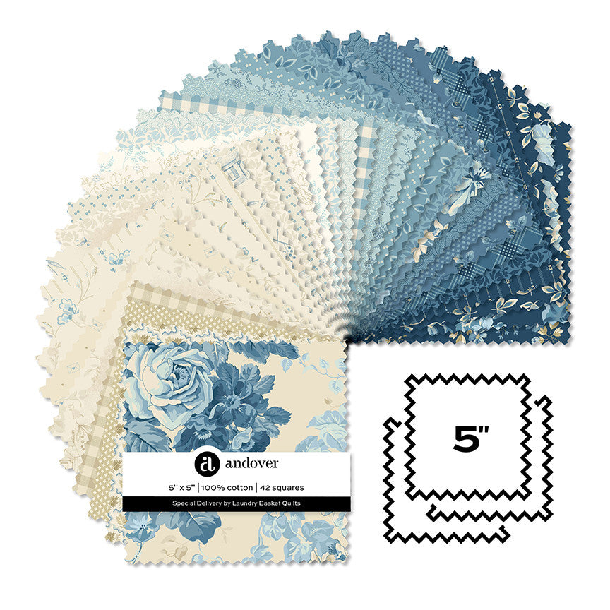 Special Delivery Charm Pack by Laundry Basket Quilts 5-spec-42
