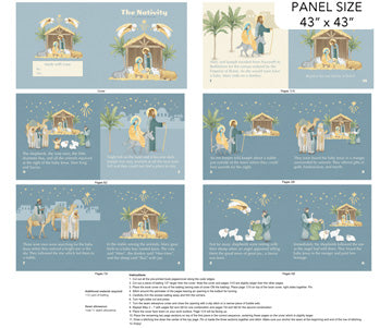 The Nativity baby book panel DP28994-42