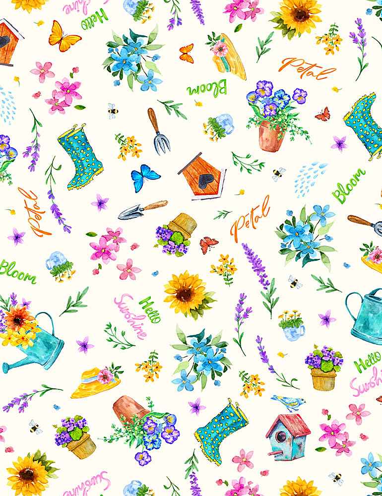 Watercolor Gardening and Text Katie CD1345