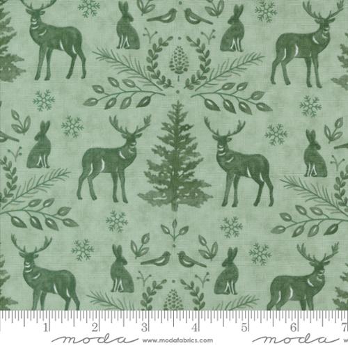 Woodland Winter Eucalyptus 56072 16 by Moda Fabrics and Deb Strain