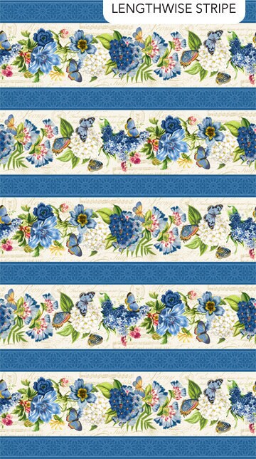 Something Blue Stripe by Northcott Fabrics DP25077-11