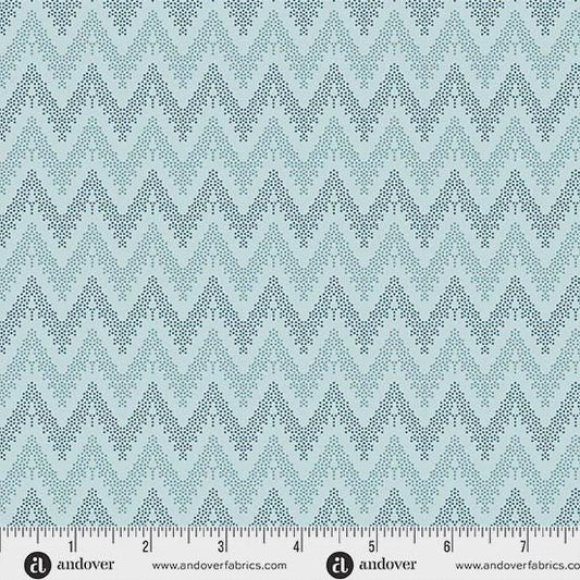 Beach House sky zigzag by Edyta Sitar and Andover Fabrics A 1174 LB