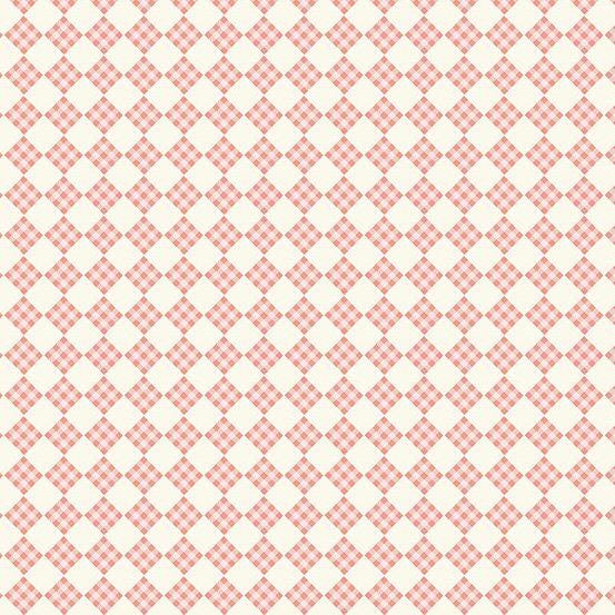 Welcome Spring Pink Plaid A409E by Andover Fabrics
