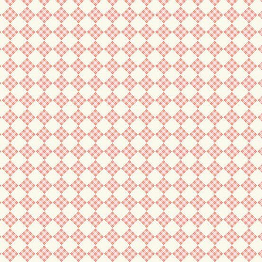 Welcome Spring Pink Plaid A409E by Andover Fabrics
