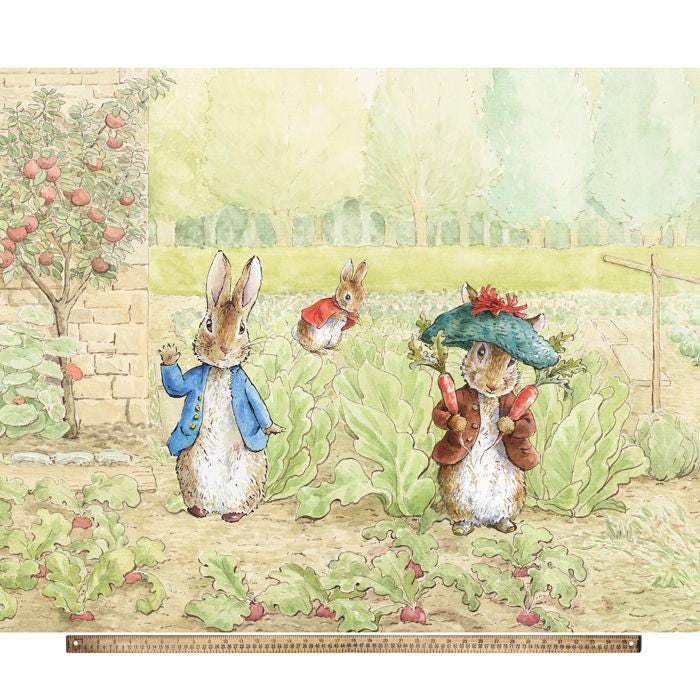 Multi Peter,m Flopsy and BB panel by David Textiles and Four Seasons PR-2038-4C-1