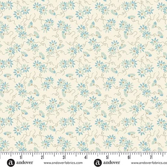 Sewing Bird Nimbus Daisy Chain by Edyta Sitar and Andover Fabrics A-1616-L