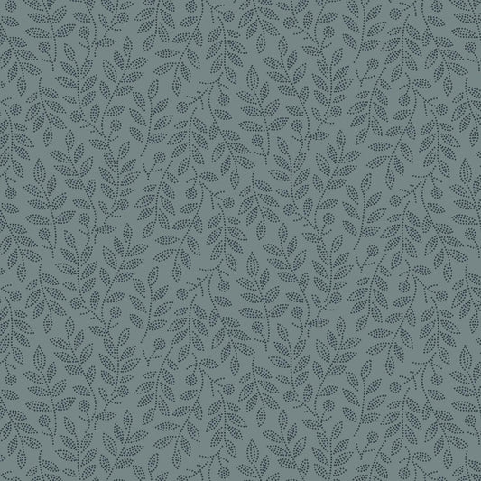 Treasured Past Blue Willow 108 in QB621386D-BLUE by Marcus Fabrics