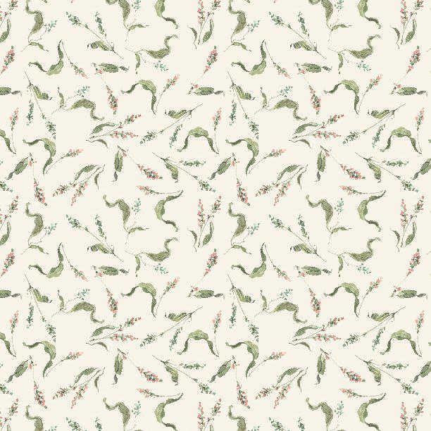 Season's Study small floral cream 3041_17838_134 by Wilmington Prints