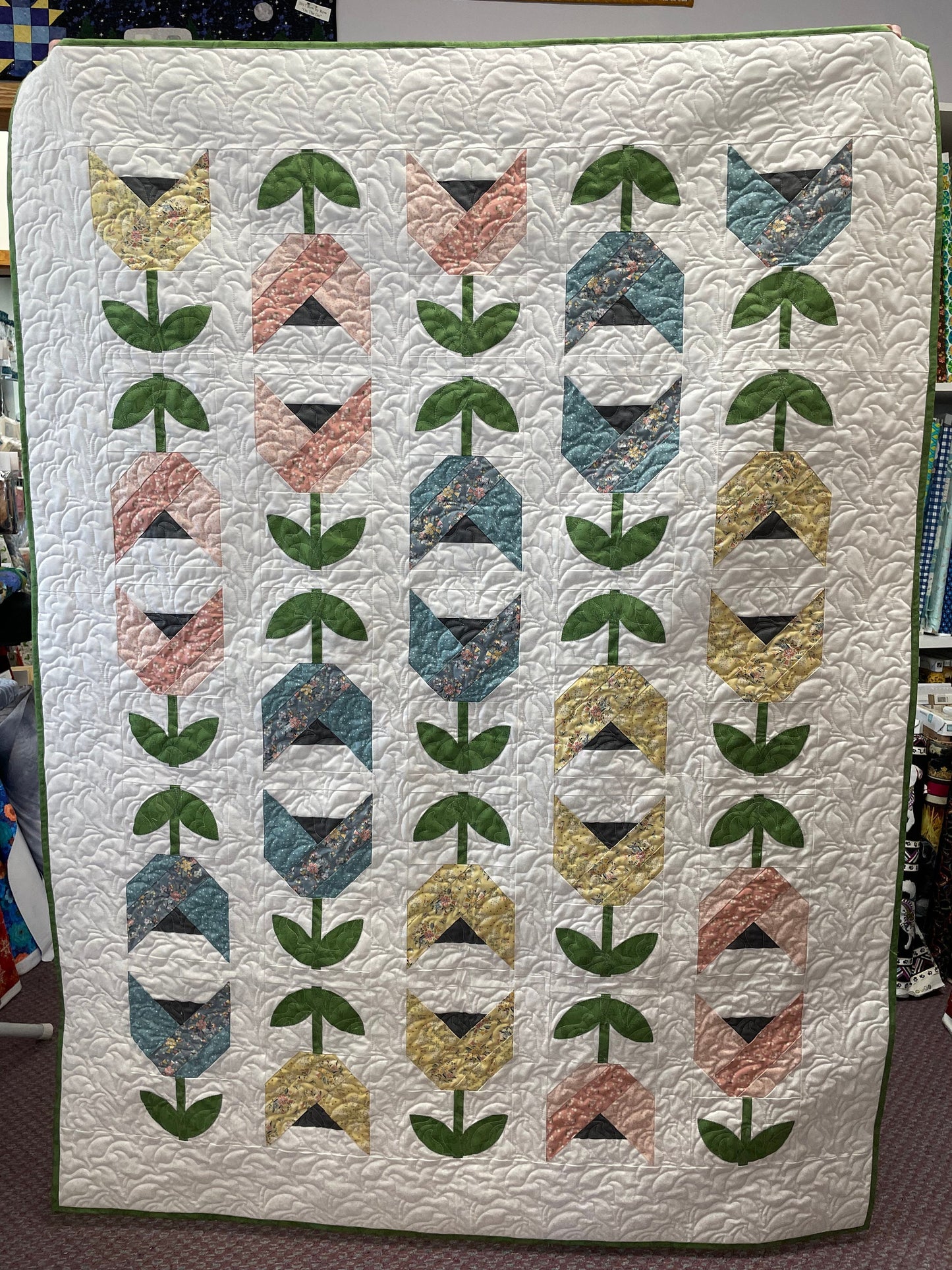 Dutch Tulips Quilt Kit