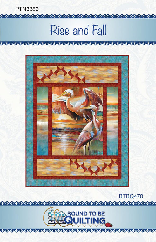 Rise and Fall Quilt Kit by Northcott Fabrics and Bound to Be Quilting