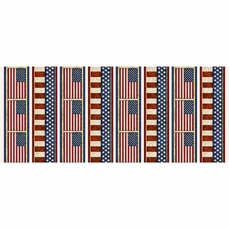 American Spirit Flag Stripe 30126 R by QT Fabrics