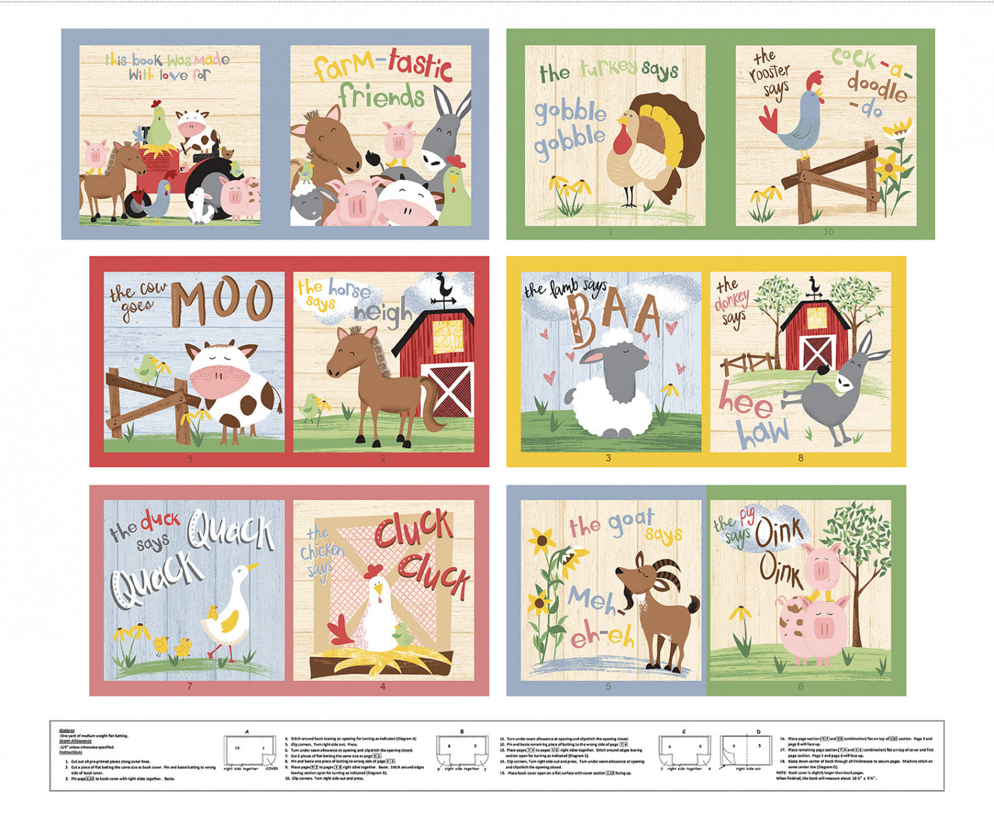 Baby Book Farmtastic Friends 7988PS-68