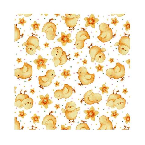 Easter Fun Chicks 2574-11 by Henry Glass Fabrics