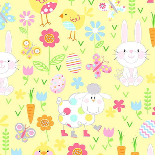 Hippity Hoppity Yellow Friends 09758-03 by Kanvas Studios