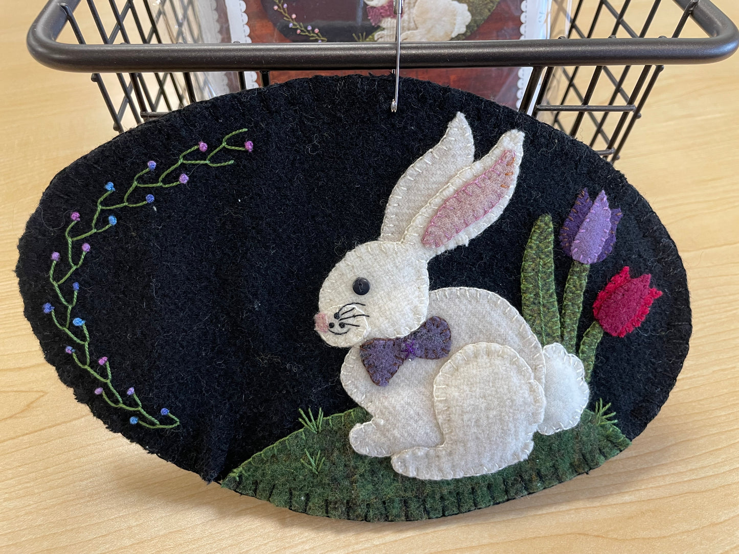 Shabby Fabrics Wool Mug Rug Bunny Kit