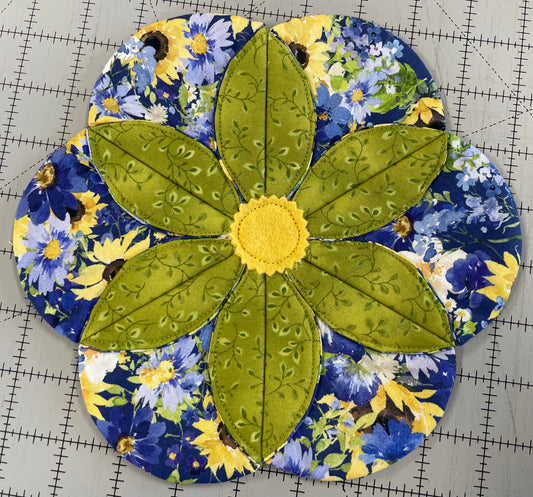 Blooming Mug Mat Pattern