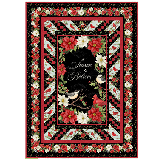 Medley In Red Quilt Kit by Wilmington Prints