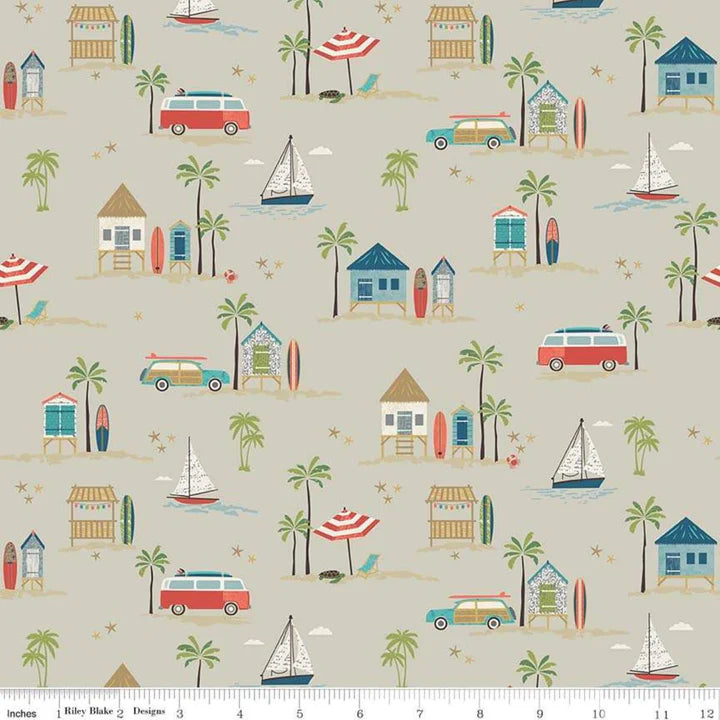 Offshore 2 tan C7980 by Riley Blake