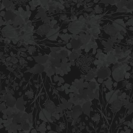 Poppy Dreams black tonal foliage Y3993-3