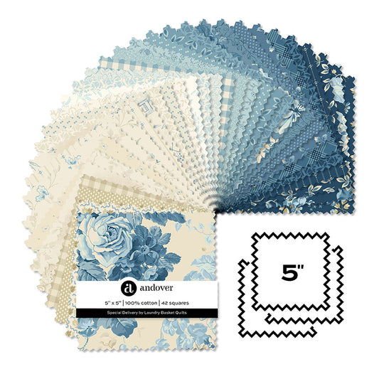 Special Delivery Charm Pack by Laundry Basket Quilts 5-spec-42