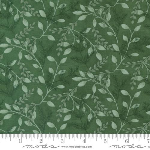 Woodland Winter Pine Green 56093 14 by Moda Fabrics and Deb Strain