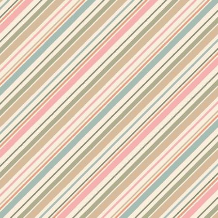 Blessed by Nature multi diagonal stripe 17815-247 by Wilmington Prints