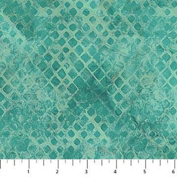Barista teal grid DP27705-64 by Northcott Fabrics