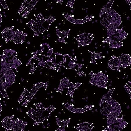Celestial Magic by Laurel Burch black zodiac Y3165-3