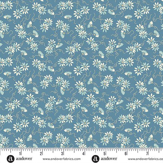 Sewing Bird Dusk Daisy Chain by Edyta Sitar and Andover Fabrics A-1616-B
