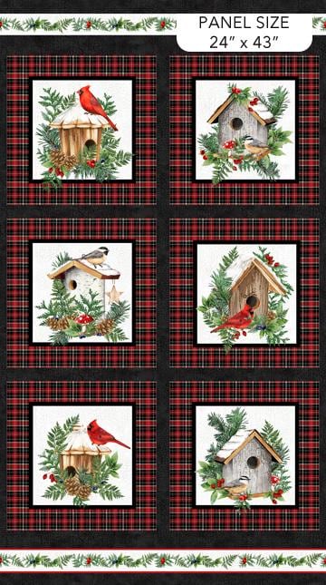 Winter Song panel DP27800-99 by Northcott Fabrics