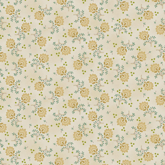 Wheat Delicate Spiced Favorites by Kim Diehl 108 in 1833-40 by Henry Glass Fabrics