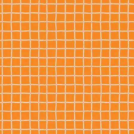 100 Aker Woods orange plaid C15176R-ORANGE by Riley Blake
