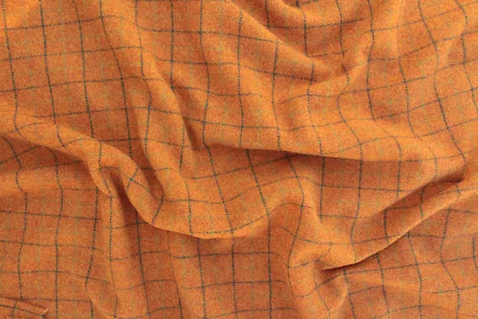 Wool orange pumpkin patch